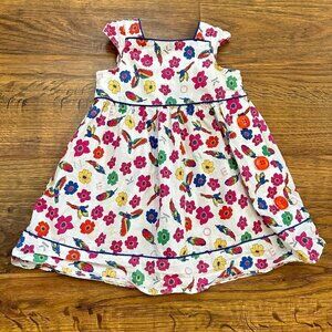 Kenzo kids tropical cotton dress